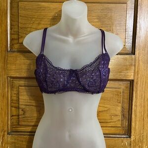 Purple Lace Bra